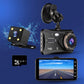 Top-rated Dash Cam & Rear Camera combo: Complete road coverage for safer, more confident driving with an SD Card Included