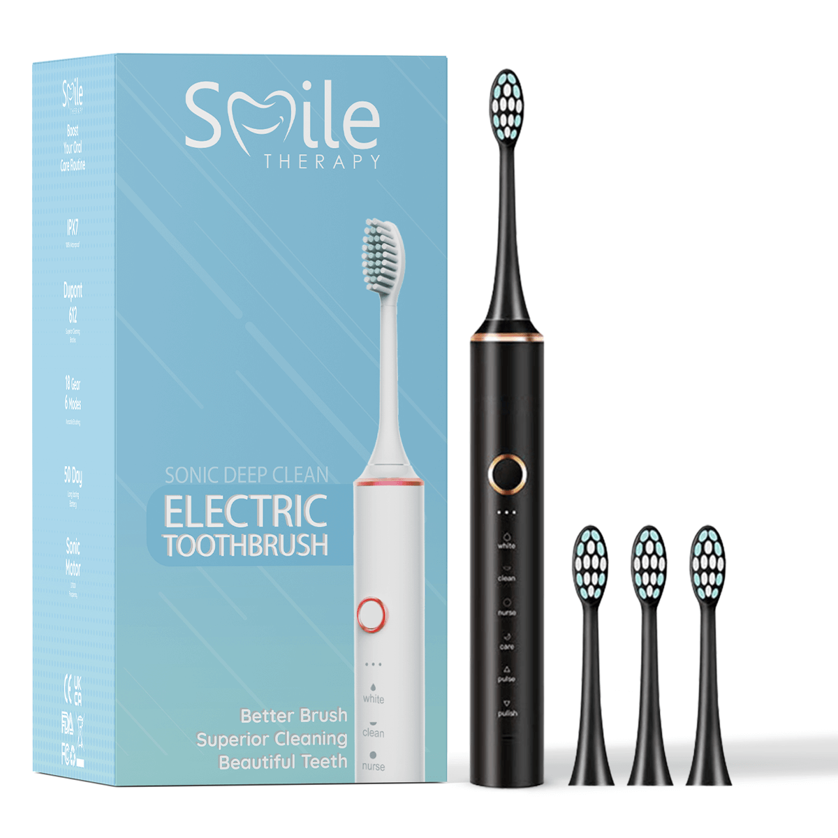 Sonic Electric Toothbrush - Smile Therapy