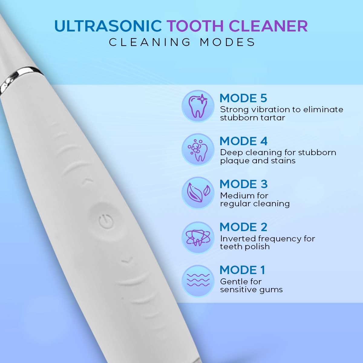 Ultrasonic Tooth Cleaner *BEST SELLER* - Smile Therapy