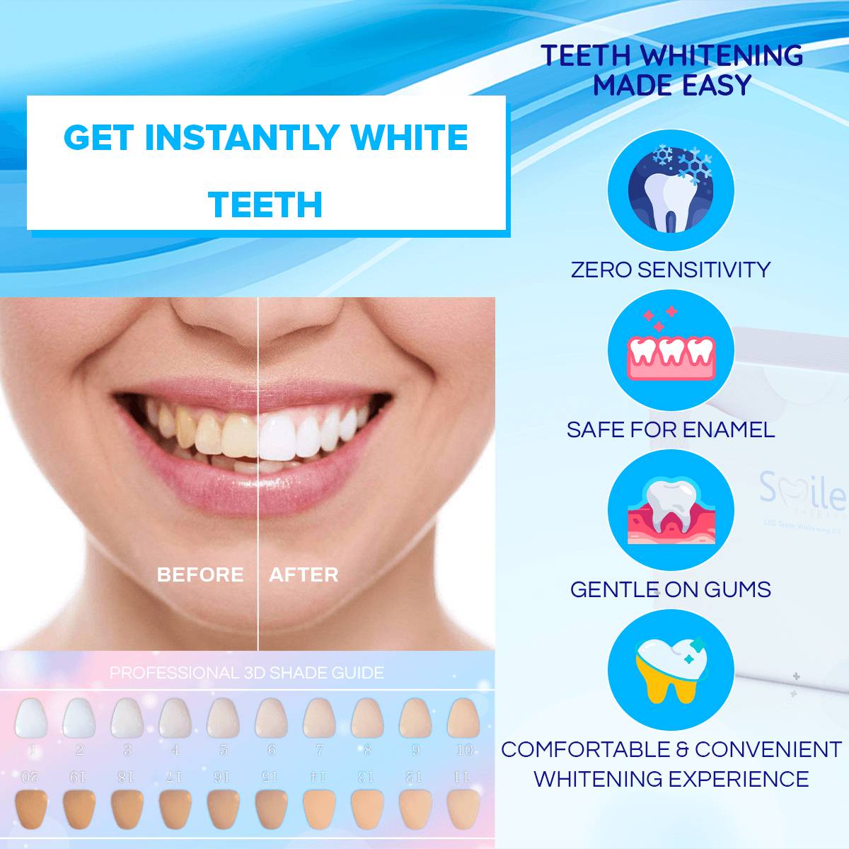 PAP+ Teeth Whitening Kit - At Home - Smile Therapy
