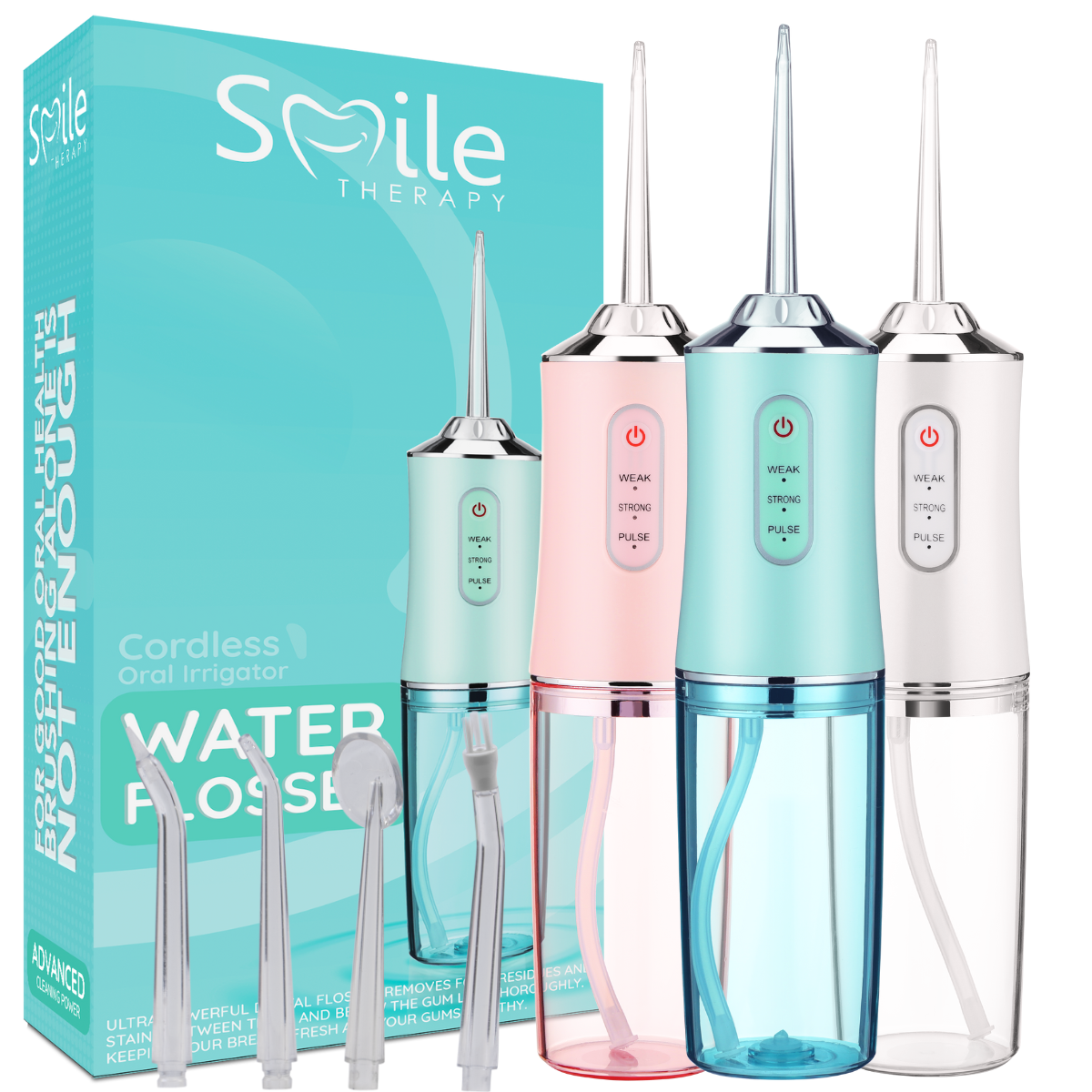 Dental Wireless 4 in 1 Water Flosser - Smile Therapy