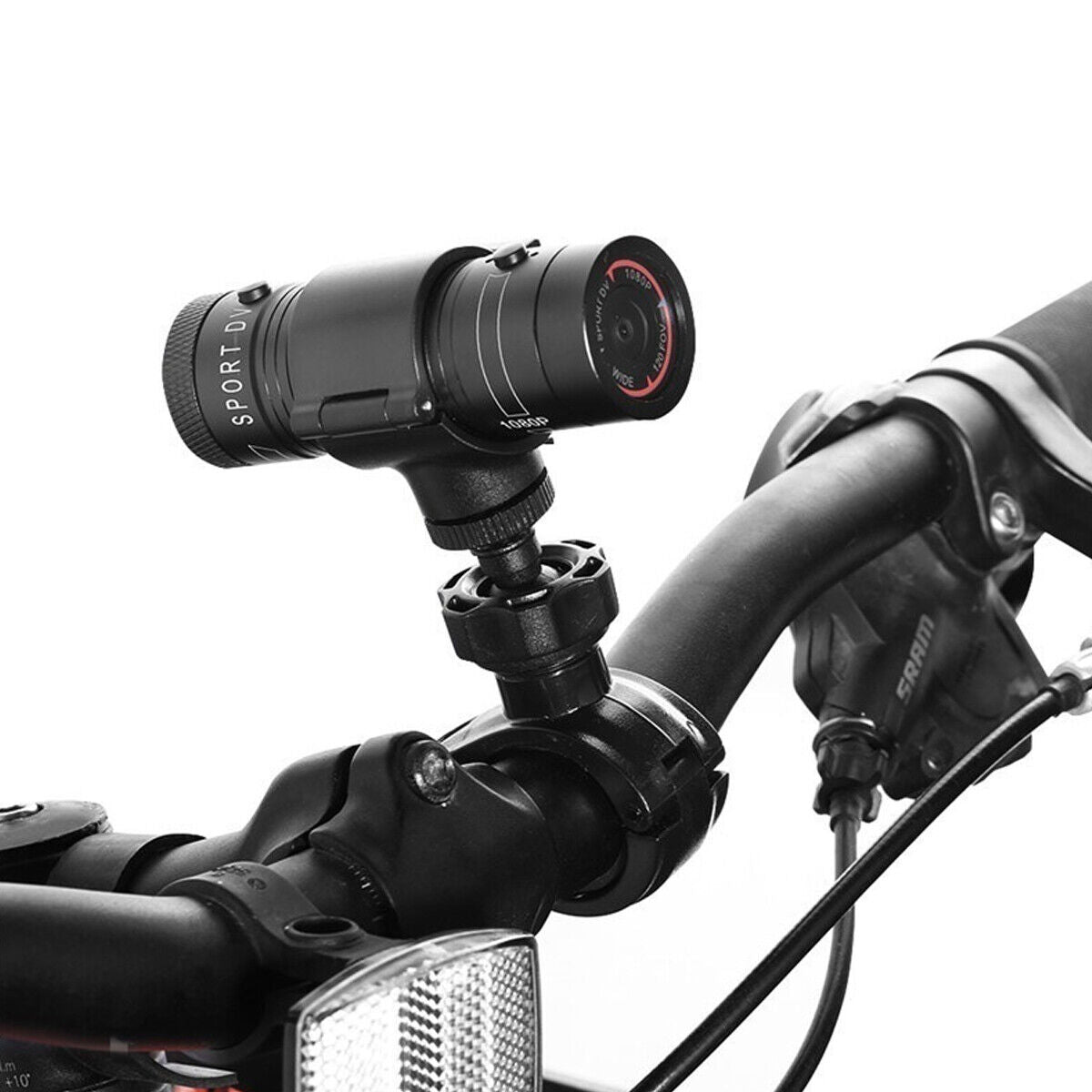 Empower Your Ride: Bike Dash Cam Capturing the Thrills – Mounted Securely on Handlebars for Every Adventure.